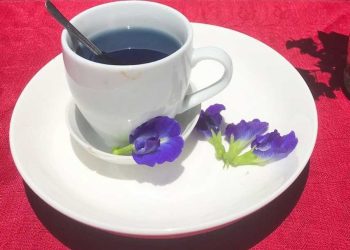 Trà hoa đậu biếc mật ong